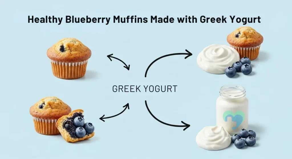 Healthy Blueberry Muffins