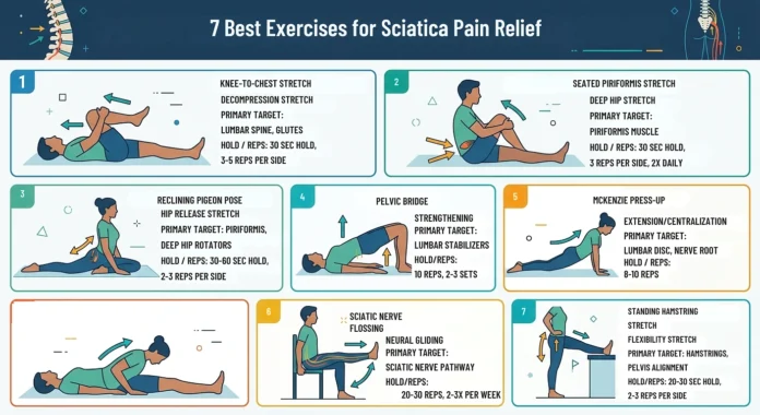 7 Best Exercises for Sciatica Pain Relief