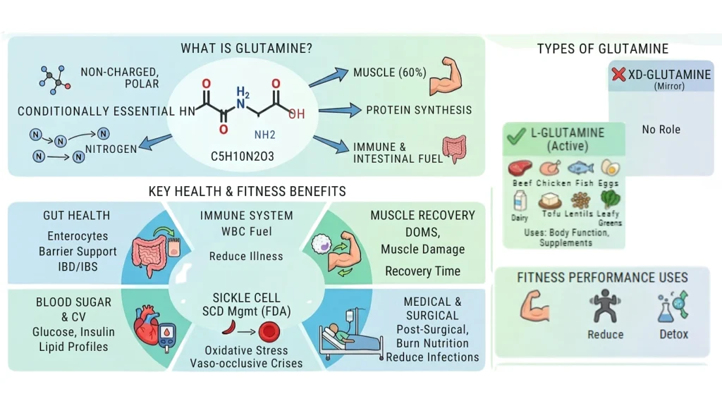 glutamine-benefits-uses-evidence-in-health-fitness
