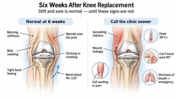 6 Weeks After Knee Replacement: Normal Pain Vs Warning Signs
