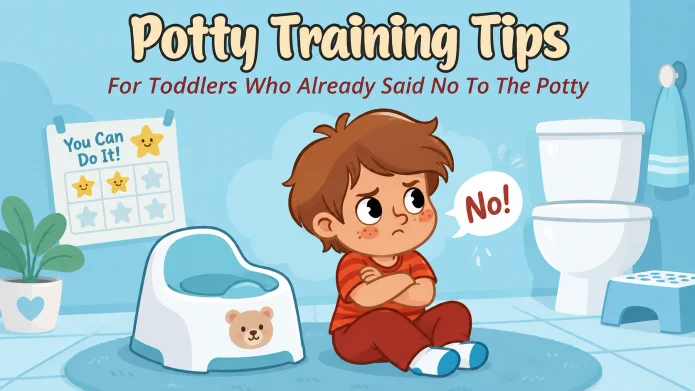 Potty Training Tips For Toddlers Who Refuse To Use The Potty