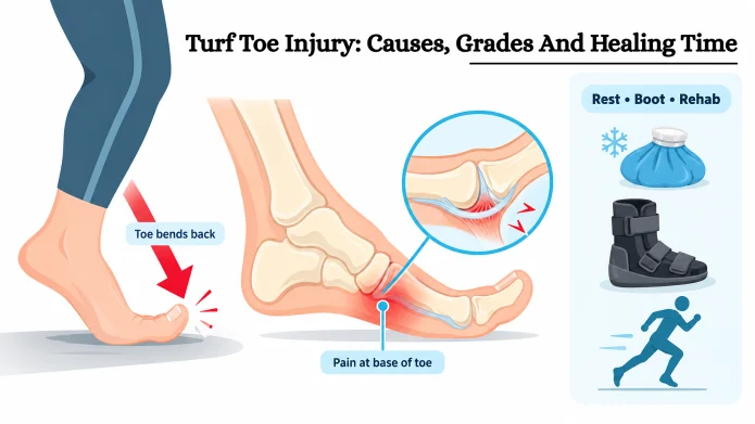 Turf Toe Injury: Causes, Grades And Healing Time